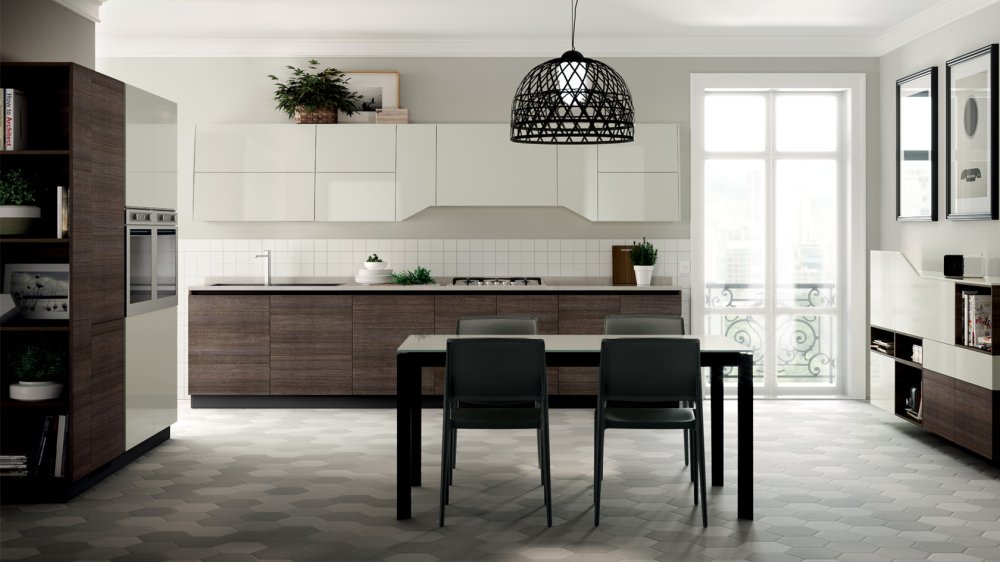 Photo Scavolini Flux Swing kitchen straight 393cm