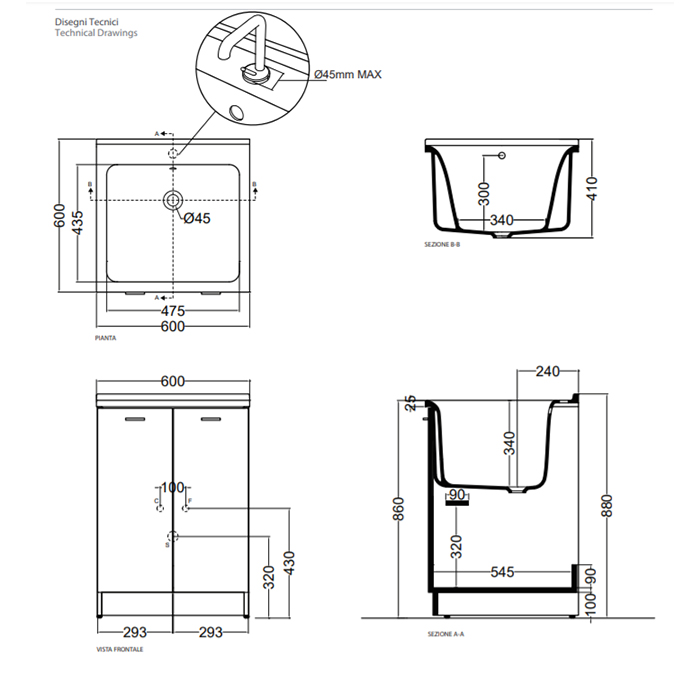 Photo Kerasan Comunita sink 9165k3*1 white matte