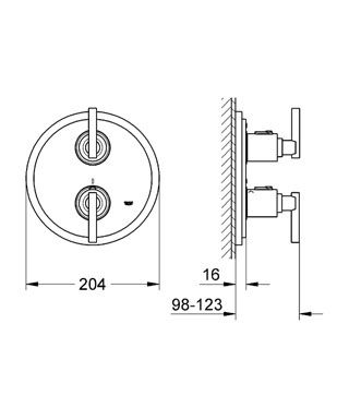 Photo GROHE Atrio Jota 19399000