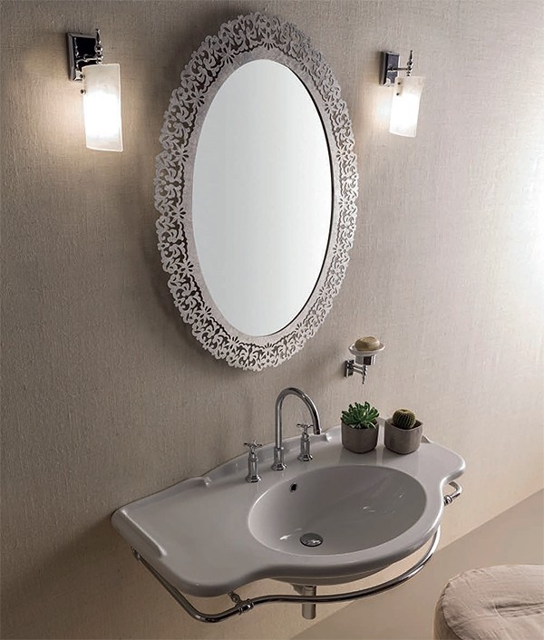 Photo Globo Paestum 90 PA056BI sink