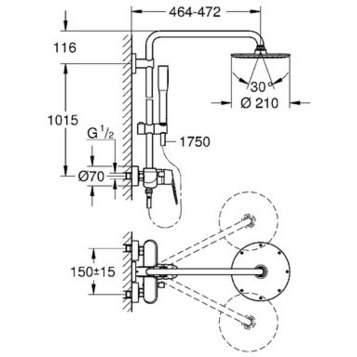 Photo Grohe Euphoria System 23058003