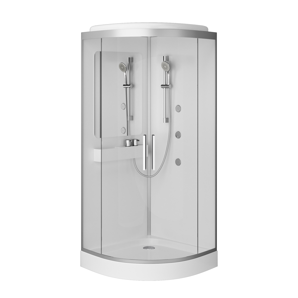 Photo Shower cabin AM.PM Like W80C-019-090MTA with hydromassage