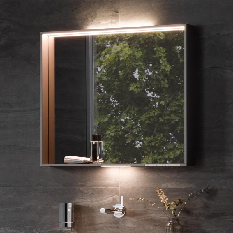 Photo Keuco Plan 100 33098113000 with anthracite backlit