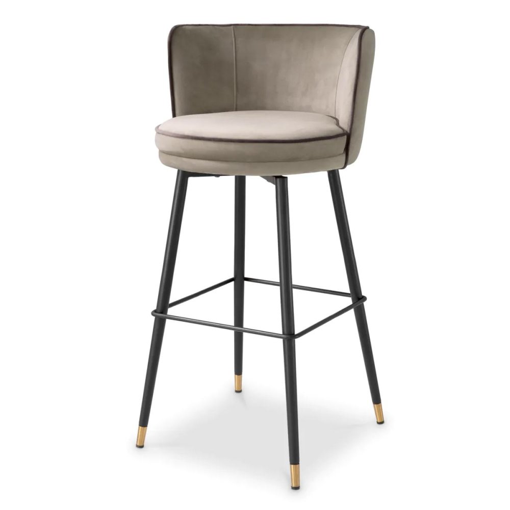 Photo Grenada Bar Chair (gray-beige)