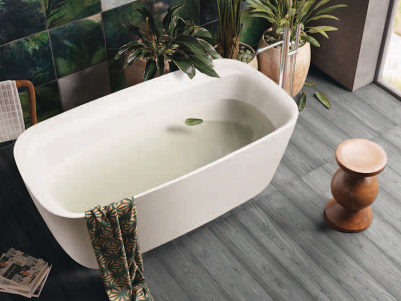 Photo Acrylic bath Hatria 170x80 Y8AH01
