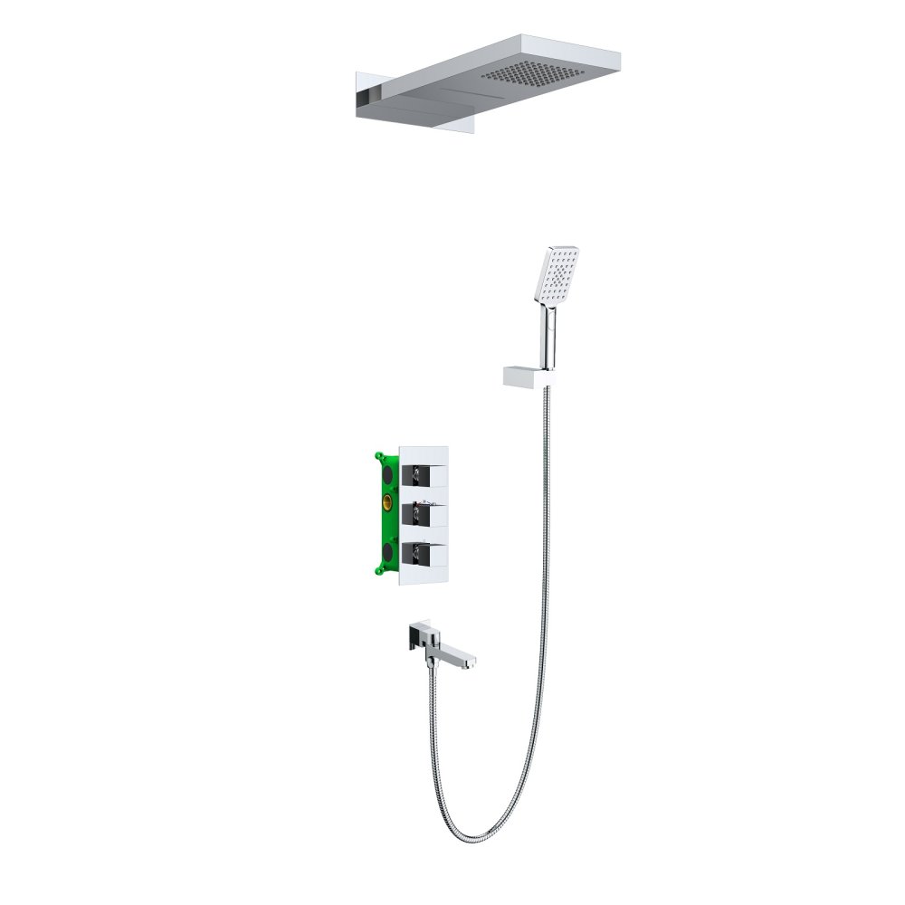 Photo Shower system with Timo Petruma SX-5079/00SM chrome