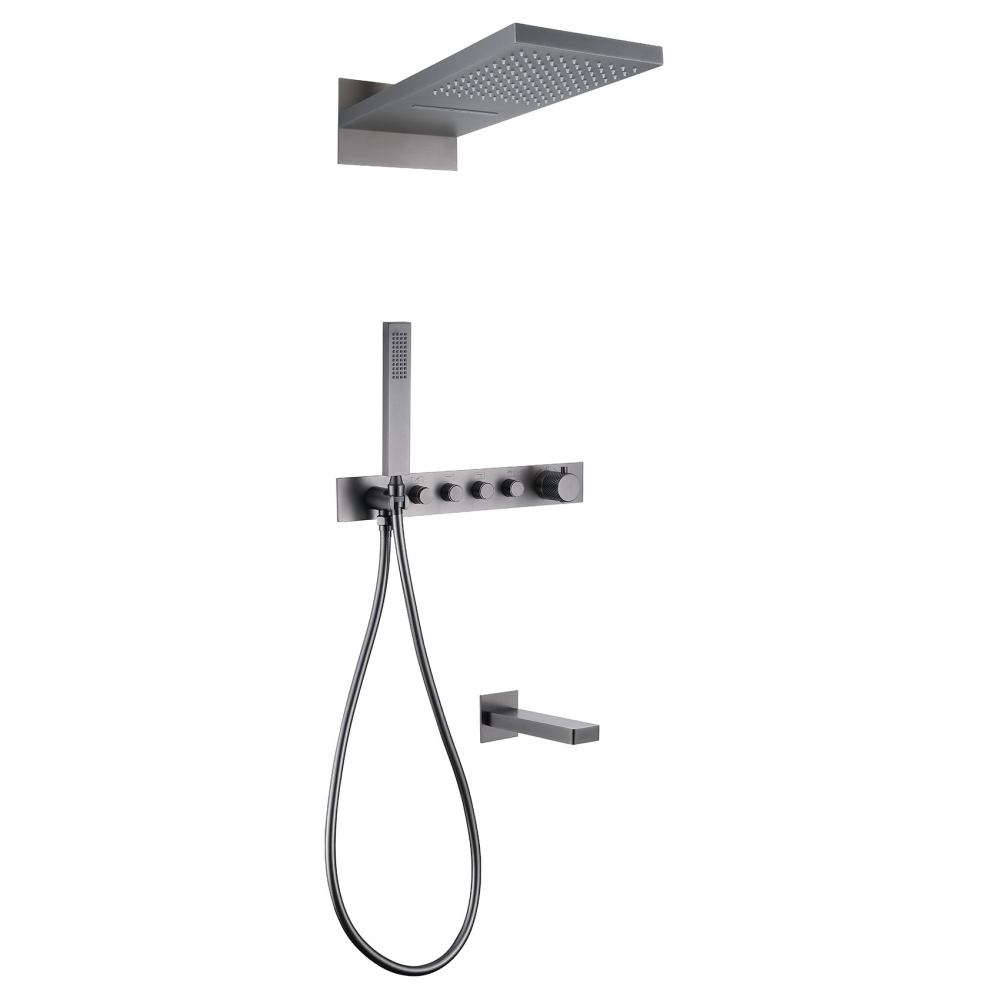 Photo Shower kit Abber Rund AF8753NG Nickel