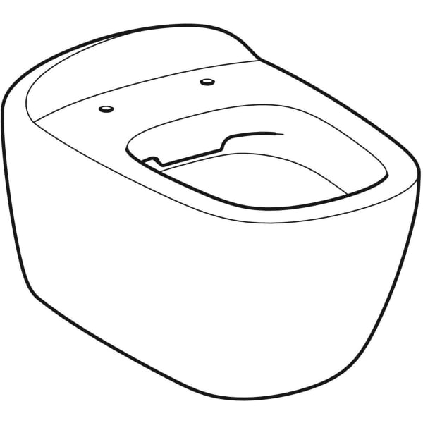 Photo Geberit Citterio 500.510.01.1 Rimfree suspended toilet