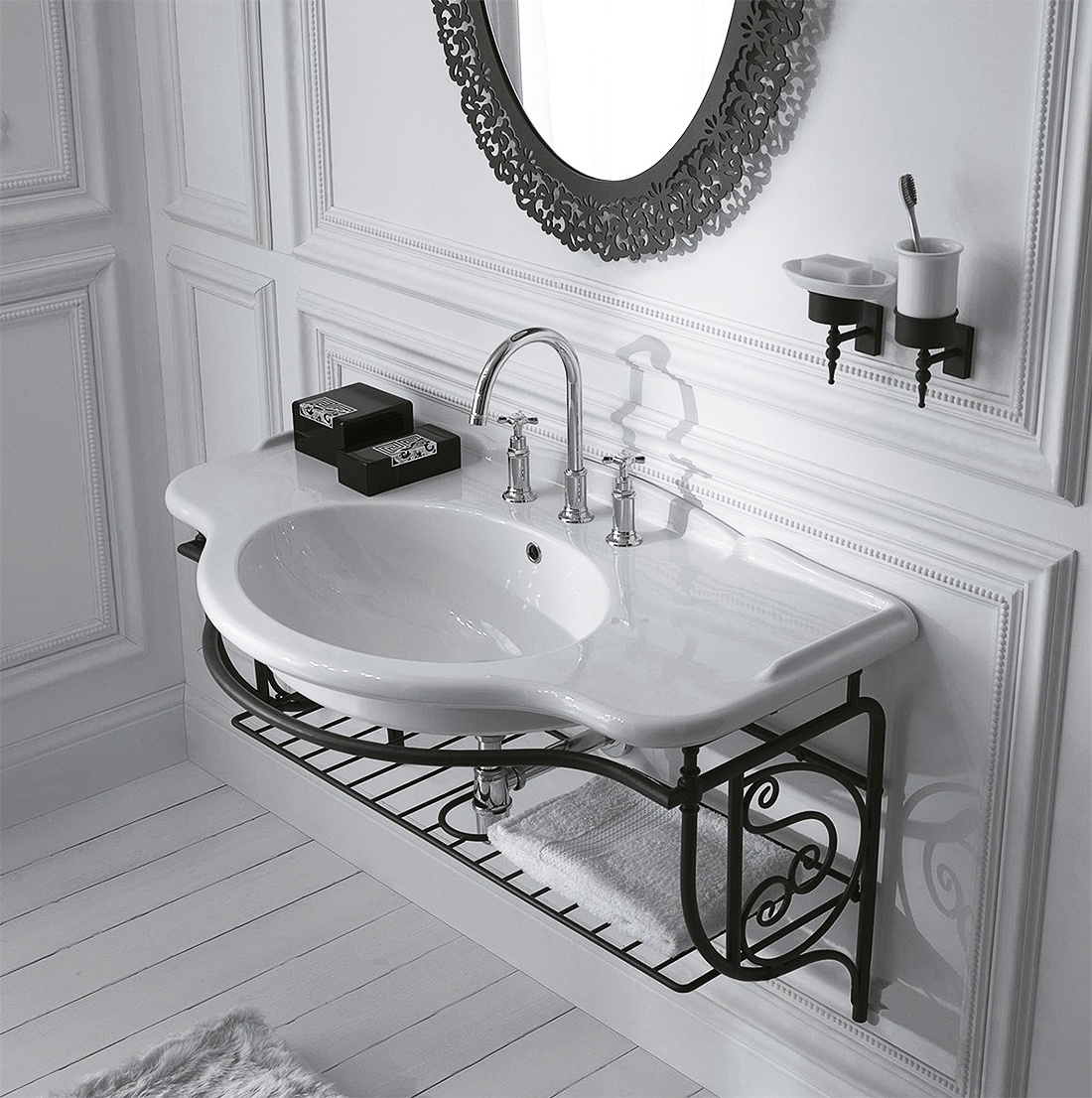 Photo Globo Paestum 110 PA022BI sink