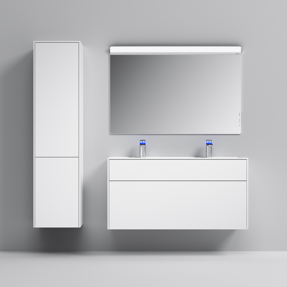 Photo The cabinet under the sink AM.PM Inspire V2.0 M50AFHX1203WM 120 cm white matte