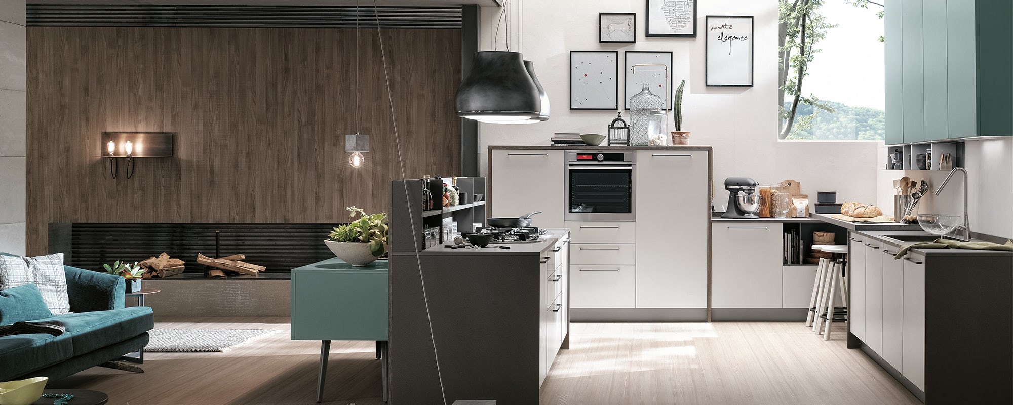 Photo Stosa Replay kitchen straight