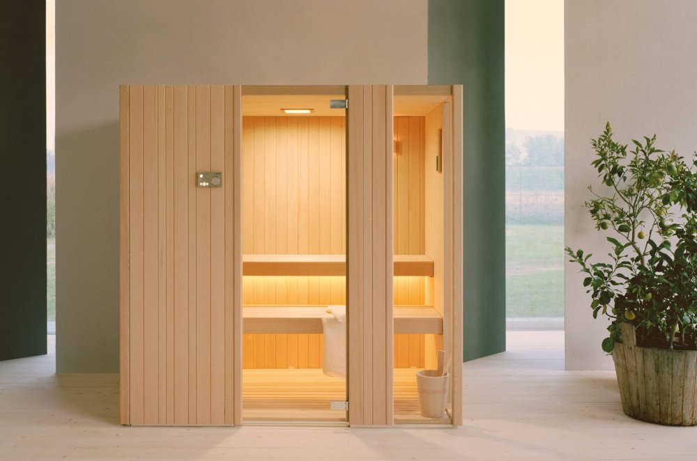Photo Sauna Effe Auki 30 SA 50 30 0002 Canadian Hemlock