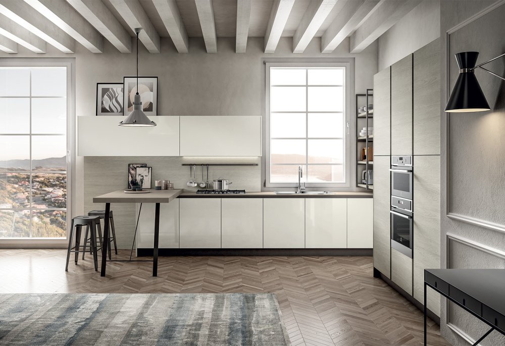 Photo The Arredo3 Cloe kitchen is straight