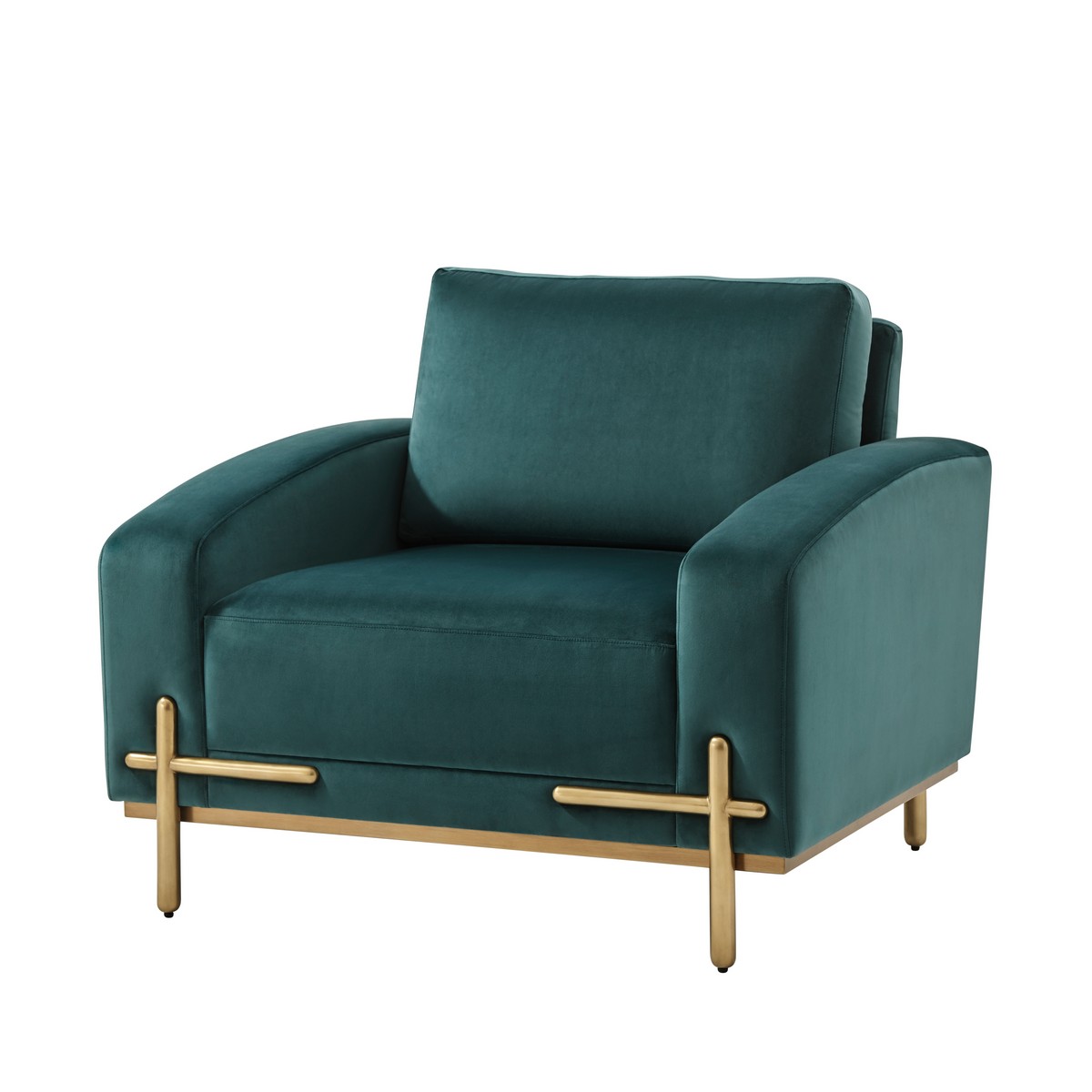 Photo Iconic Upholstered chair (emerald)