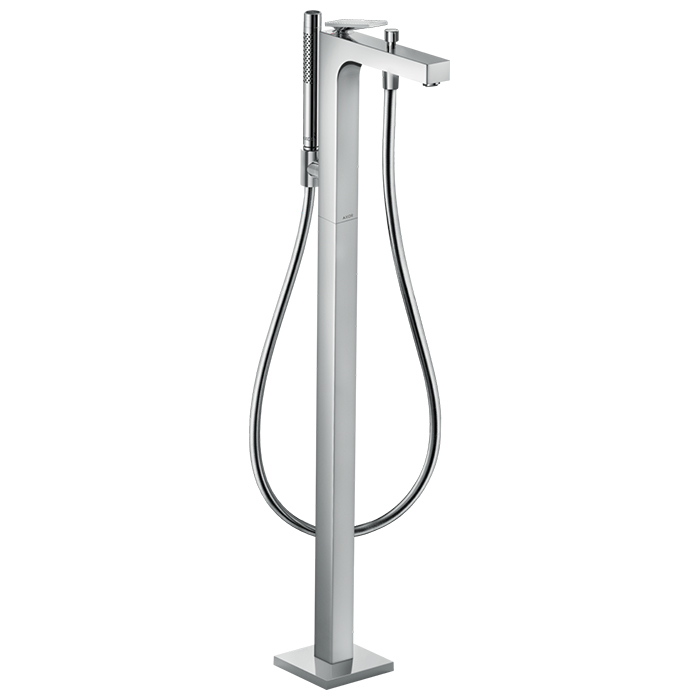 Photo Floor bath mixer Axor Citterio 39471000 with shower set