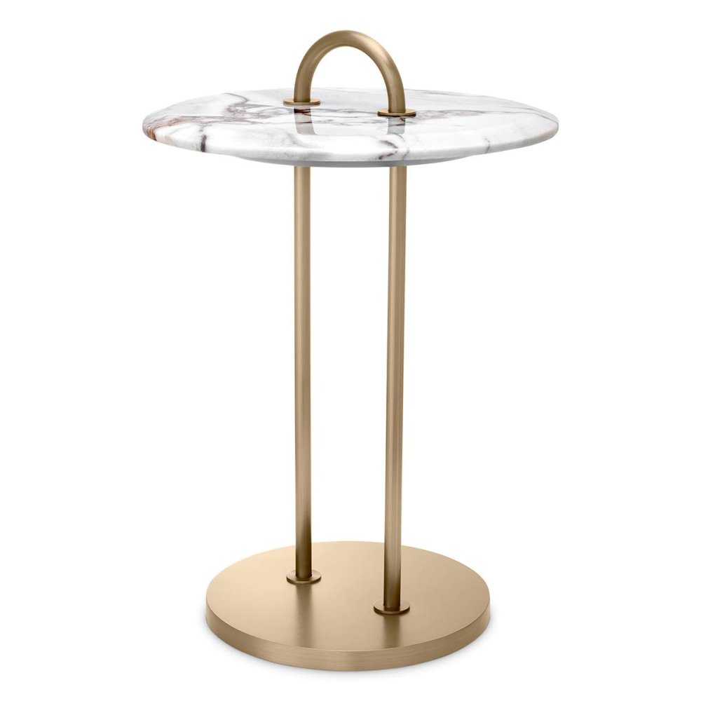 Photo Zappa side table (white marble)