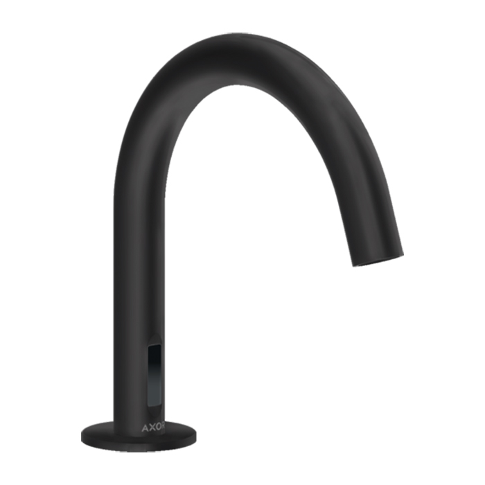 Photo Axor Uno 38010670 black matte sink mixer