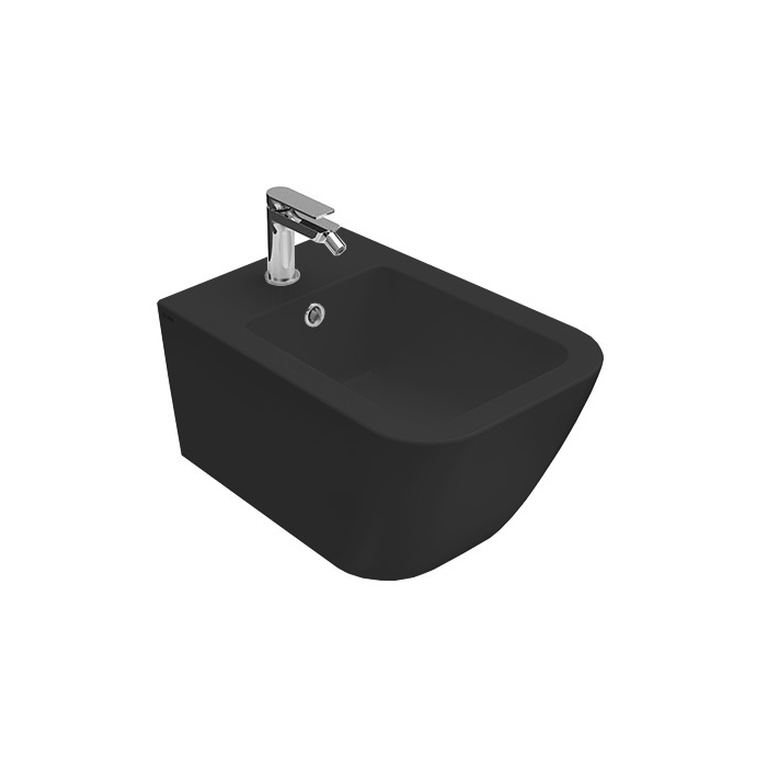 Photo Bidet suspended Globo Stone STS10AR black