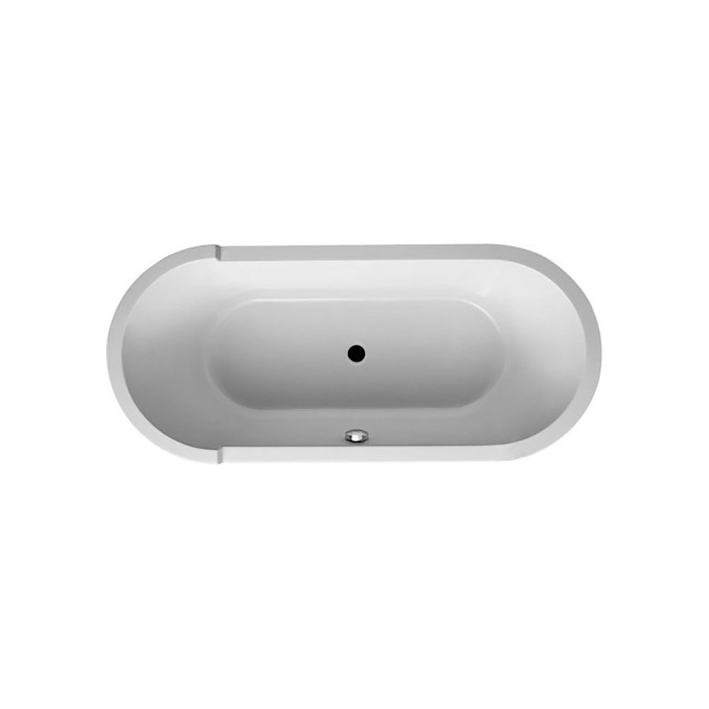 Photo Acrylic bath Duravit Starck 180x80 700010000000000 with two slopes for the back