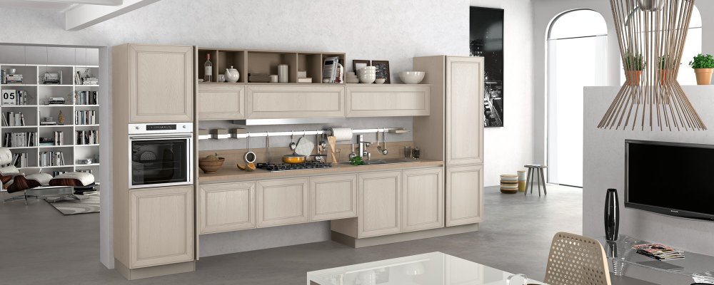 Photo Stosa Maxim kitchen is straight