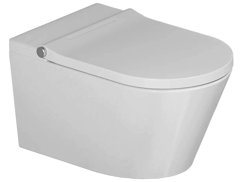 Photo Hatria H-Smart Y9D301 suspended toilet with bidet lid