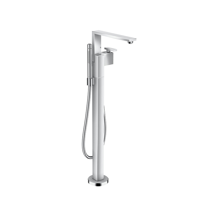 Photo Floor bath mixer Axor Edge 46441000 with shower set