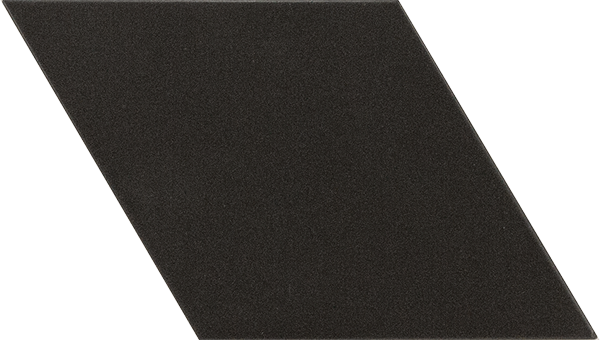 Photo RHOMBUS BLACK Smooth (22693) 14x24 by Equipe Ceramicas