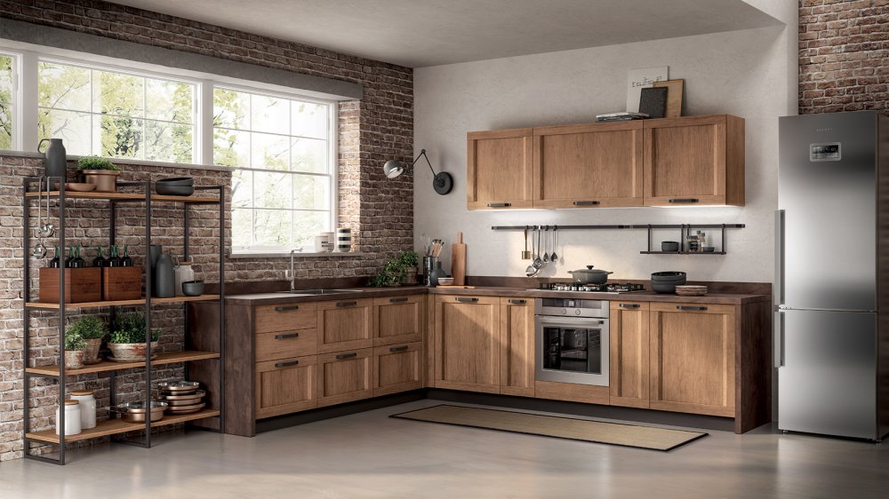 Photo Scavolini Sax Kitchen Angular 330 by 270cm