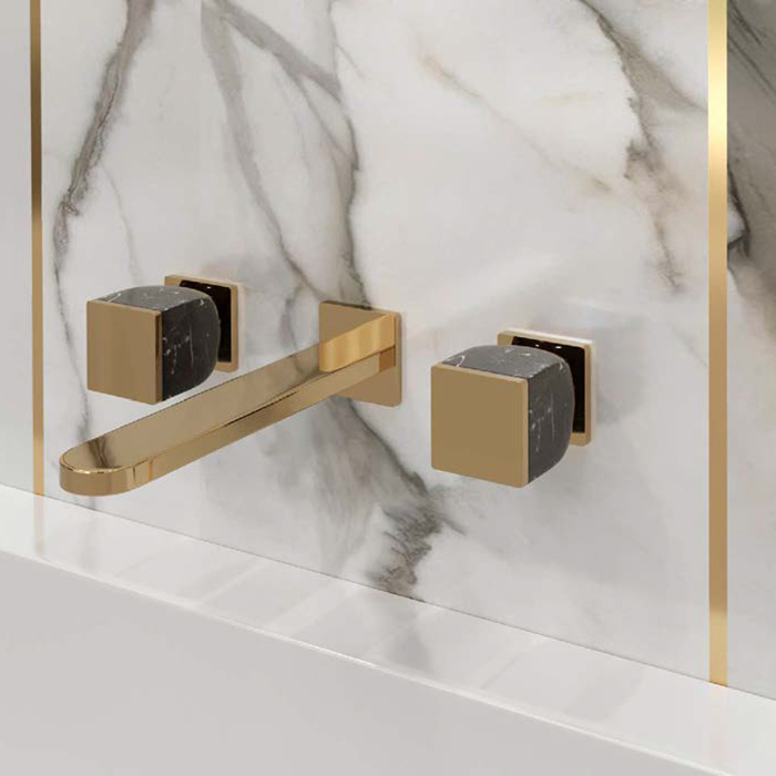 Photo Cisal Hi-Rise sink mixer RM0135118B gold