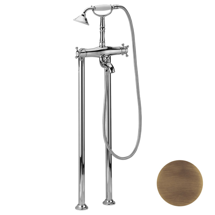 Photo Bath mixer Huber Victorian VTT3901027 bronze