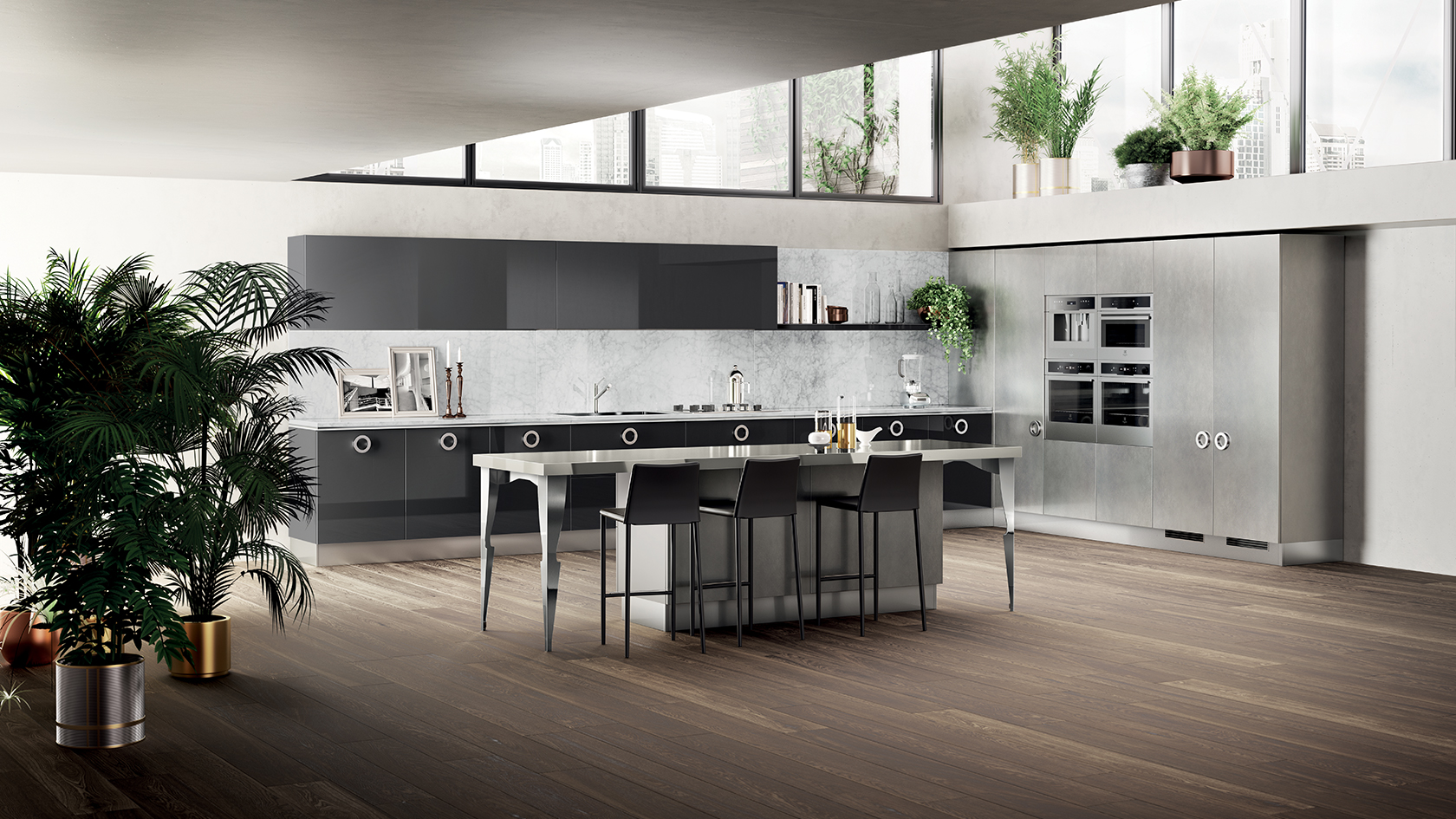 Photo Kitchen Scavolini Exclusiva straight 360 cm