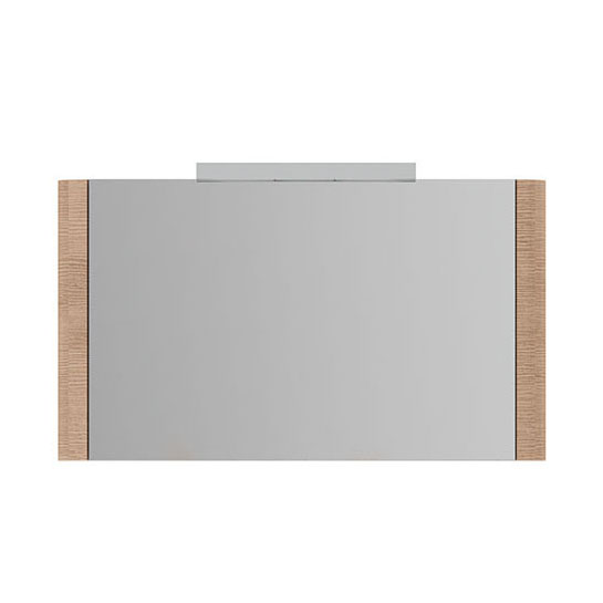 Photo Mirror cabinet with backlit AM.PM Awe M15MCX1001SF North oak textured