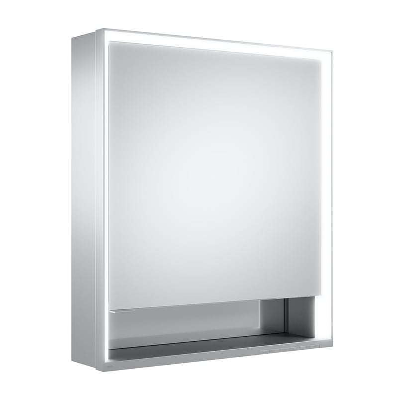 Photo Keuco Royal Lumos 65 14301171104 mirror cabinet with silver light