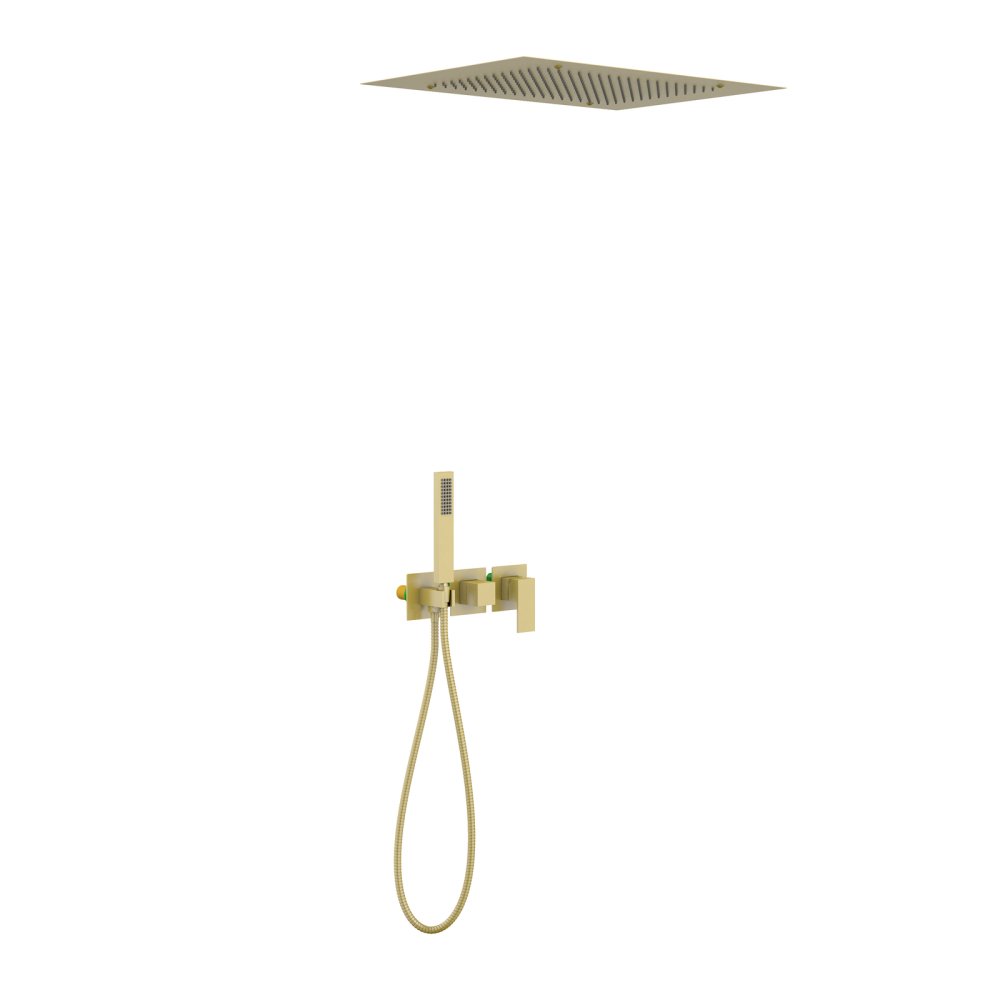 Photo Shower system built-in Timo Selene SX-2129/17SM gold matte