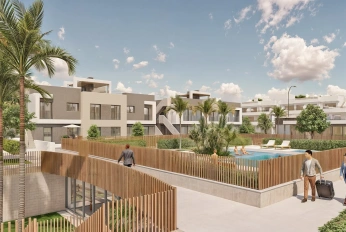 Apartment by the sea in a residential complex in Pilar de la Horadada