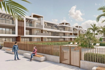 Apartment by the sea in a residential complex in Pilar de la Horadada