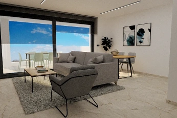 Apartment by the sea in a residential complex in Pilar de la Horadada