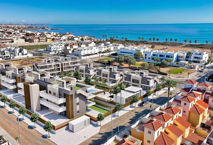 Apartment by the sea in a residential complex in Pilar de la Horadada