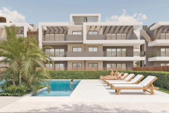 Apartment by the sea in a residential complex in Pilar de la Horadada