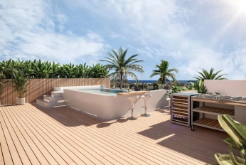 Apartment in a new building Apartment in Marbella near Puerto Banus, with a swimming pool on the roof