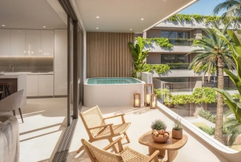 Apartment in a new building Apartment in Marbella near Puerto Banus, with a swimming pool on the roof