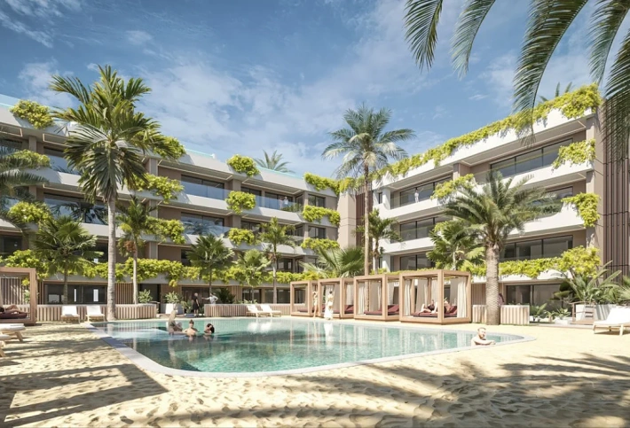 Apartment in a new building Apartment in Marbella near Puerto Banus, with a swimming pool on the roof