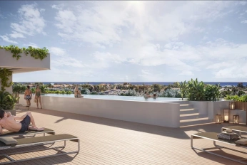 Apartment in a new building Apartment in Marbella near Puerto Banus, with a swimming pool on the roof