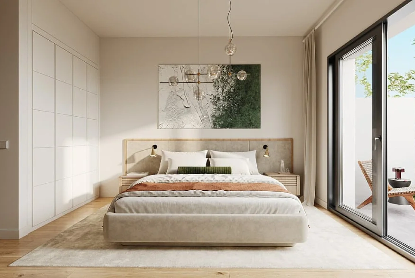 Apartment in a new building Apartments on the coast in Malaga with solariums and swimming pool
