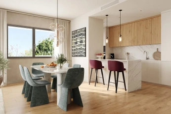 Apartment in a new building Apartments on the coast in Malaga with solariums and swimming pool