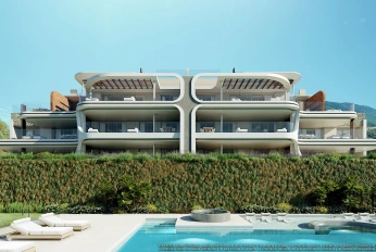 Apartment in a new building Apartments overlooking the lake in a country club in Benaavis