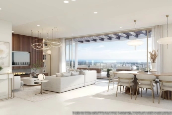 Apartment in a new building Apartments overlooking the lake in a country club in Benaavis