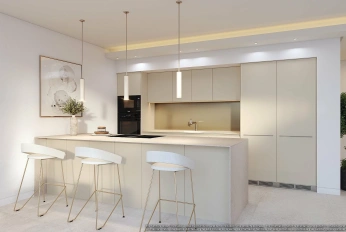 Apartment in a new building Apartments overlooking the lake in a country club in Benaavis