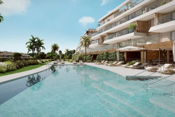 Apartment in a new building Apartments with sea views in Estepona among nature