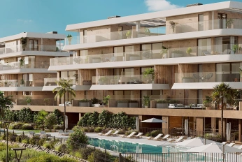 Apartment in a new building Apartments with sea views in Estepona among nature